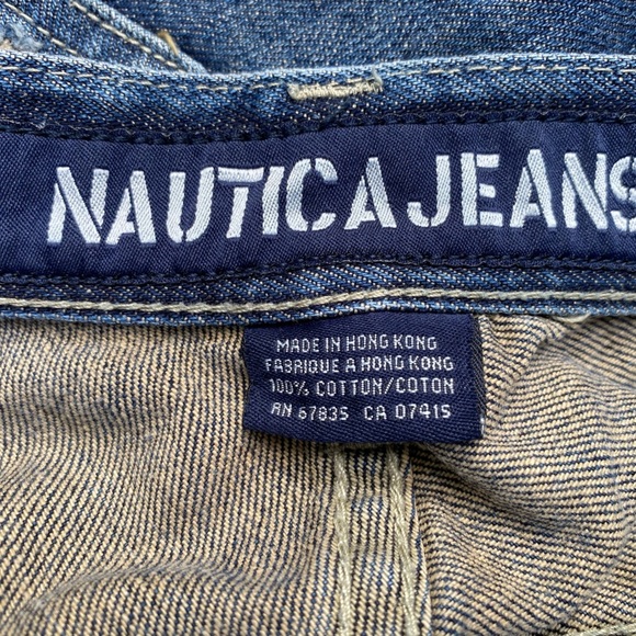 Vintage Nautica Jeans Wide-Legged Distressed - Picture 4 of 5